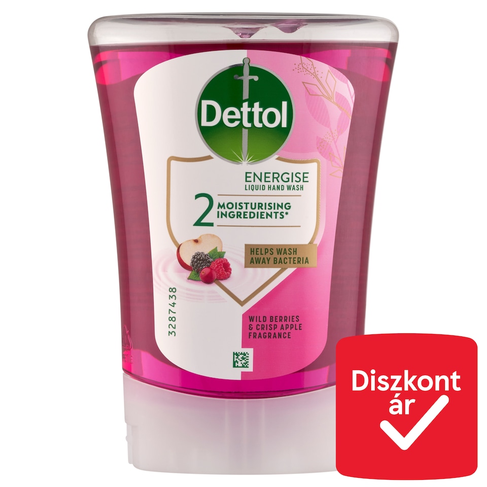 Dettol Erdei Gyümölcsös érintés nélküli kézmosó készülék utántöltő 250 ml  1. kép