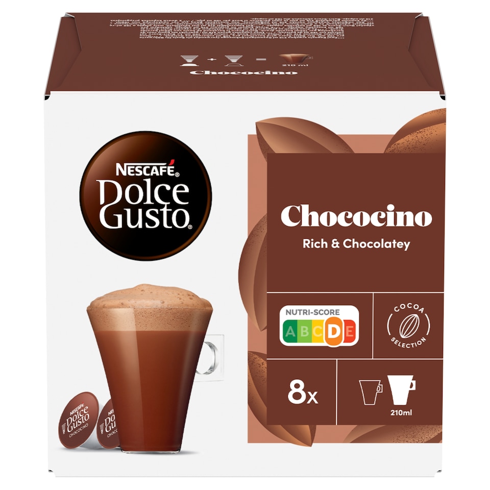 image 1 of NESCAFÉ® Dolce Gusto® Chococino - Chocolate Drink - 16 Capsules in a Pack
