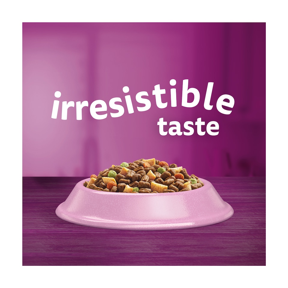 image 1 of Whiskas Adult 1+ Dry Cat Food Biscuits Salmon 1.9Kg