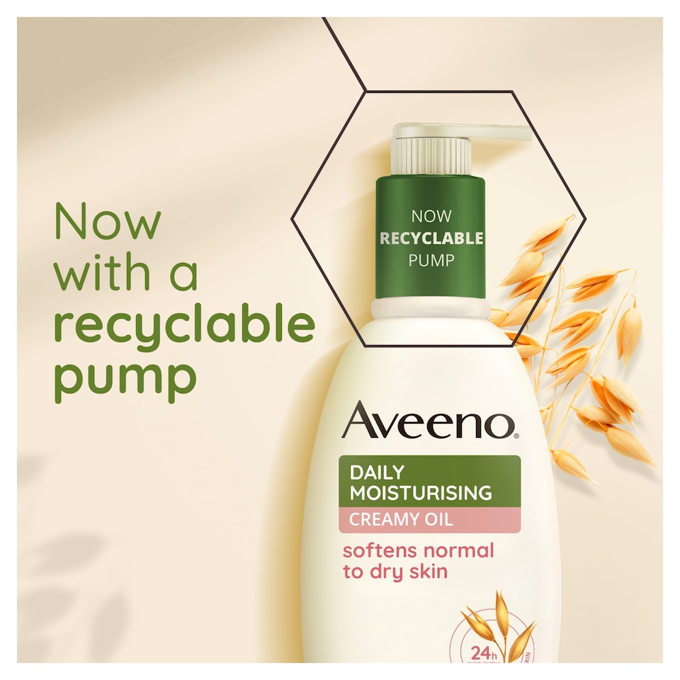 image 1 of Aveeno Daily Moisturising Creamy Oil Body Lotion Moisturiser 300ml