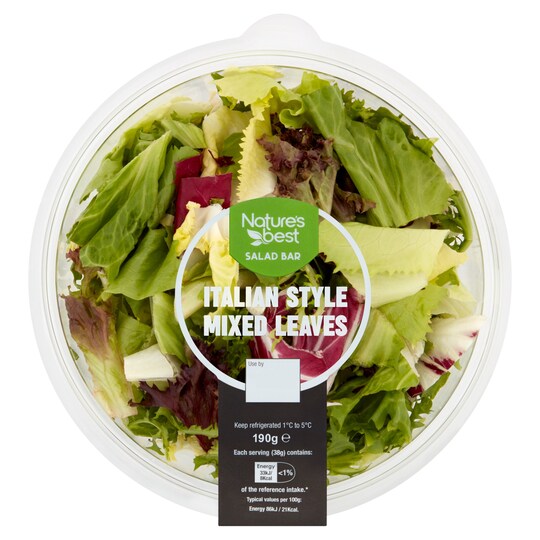 Nature's Best Italian Style Mixed Leaves 190G Tesco Groceries