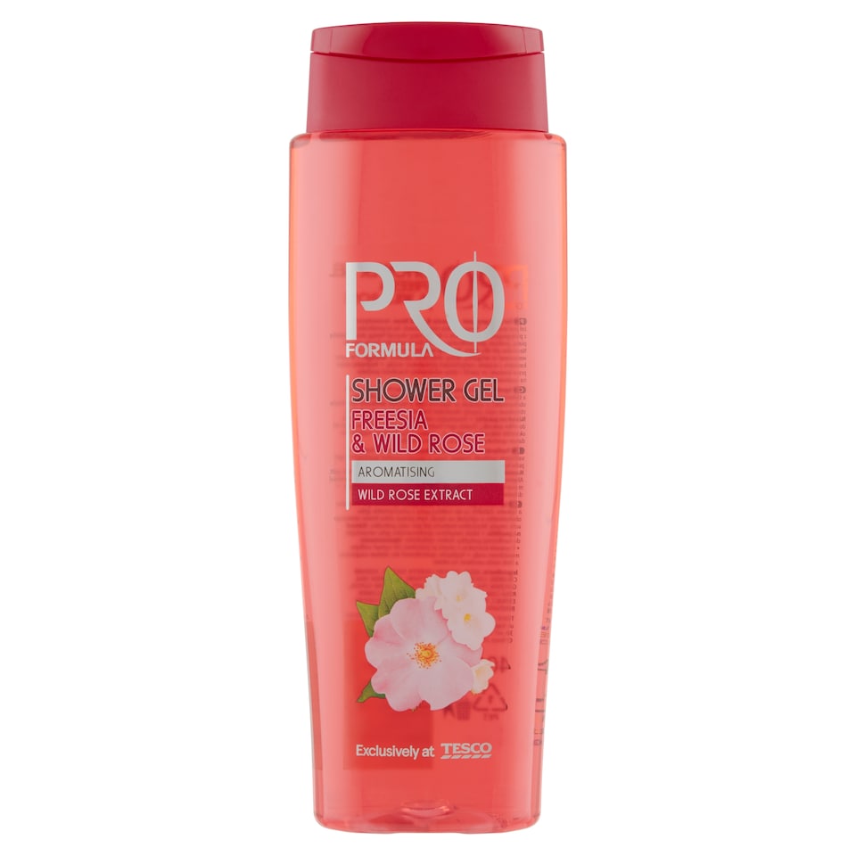 Tesco Pro Formula Sprchový gel Freesia & Wild Rose 400ml