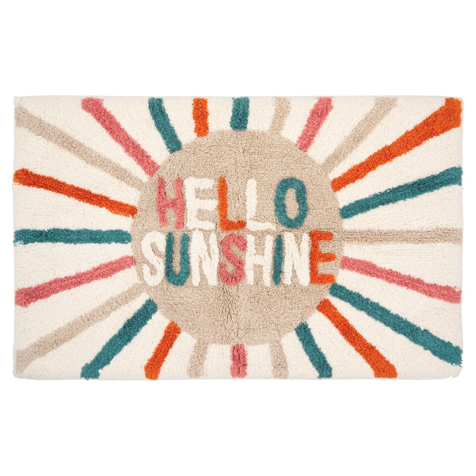 F&F Home Hello Sunshine Bath Mat