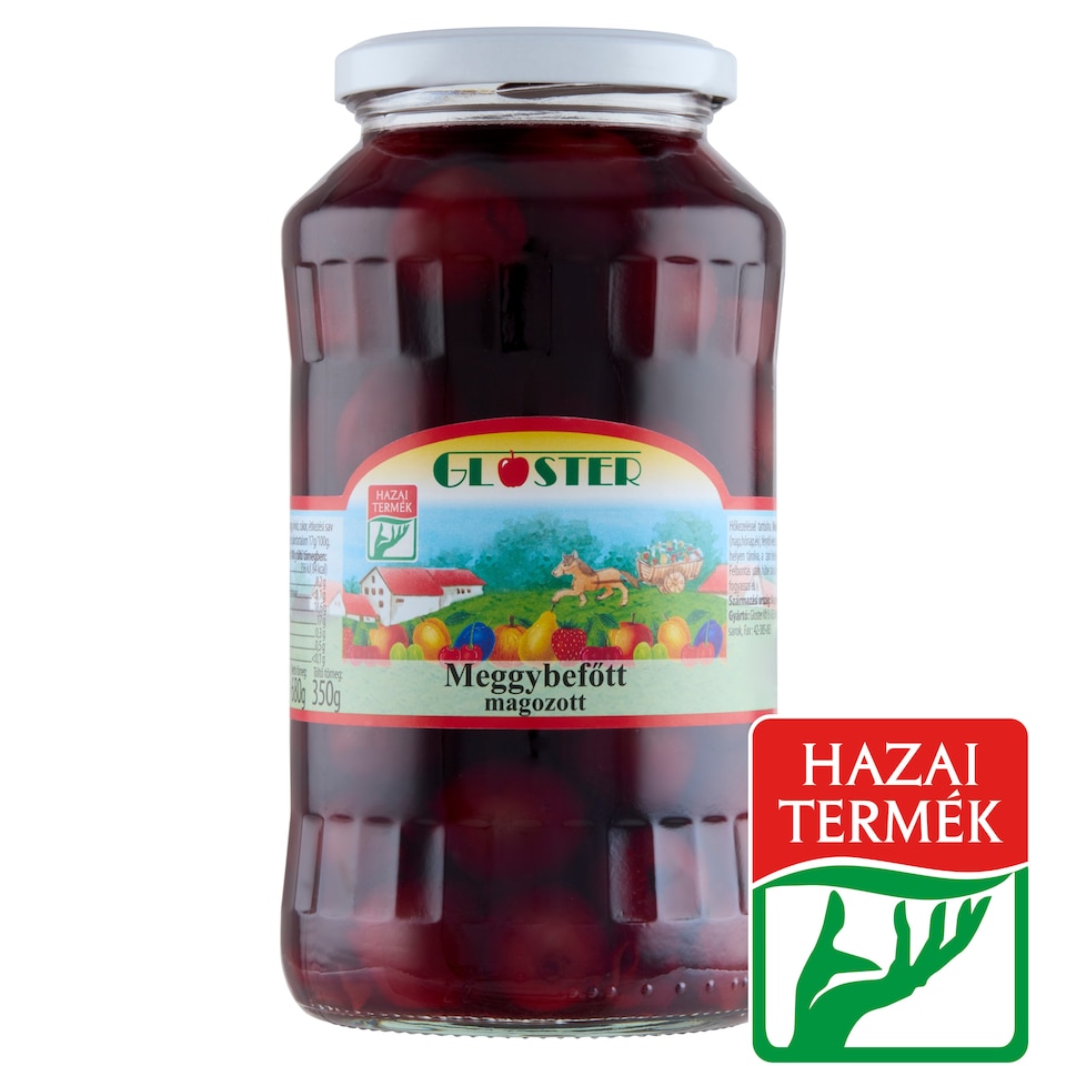 Gloster magozott meggybefőtt 680 g