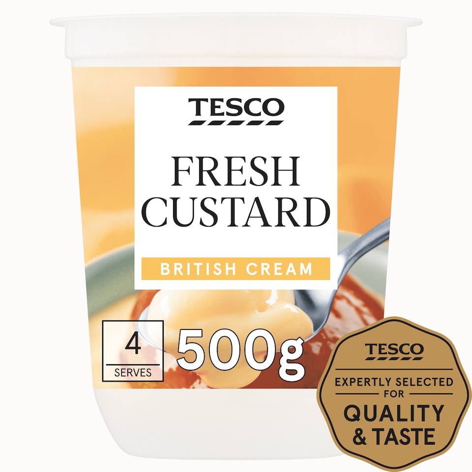 Tesco Fresh Custard 500G