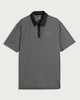 image 4 of F&F Active TECHSPORT Textured Striped Short Sleeved Polo Shirt in Jade