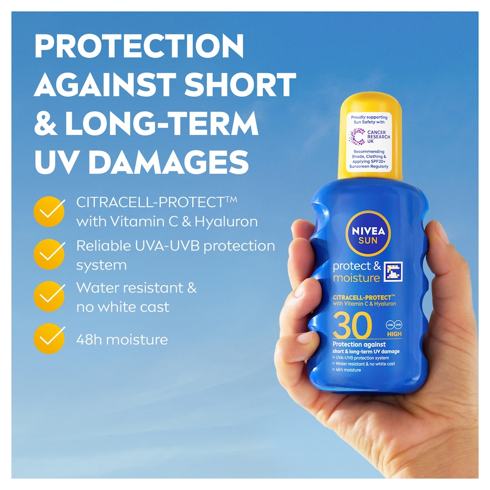 image 1 of NIVEA SUN Protect & Moisture Sun Lotion SPF30 200ml