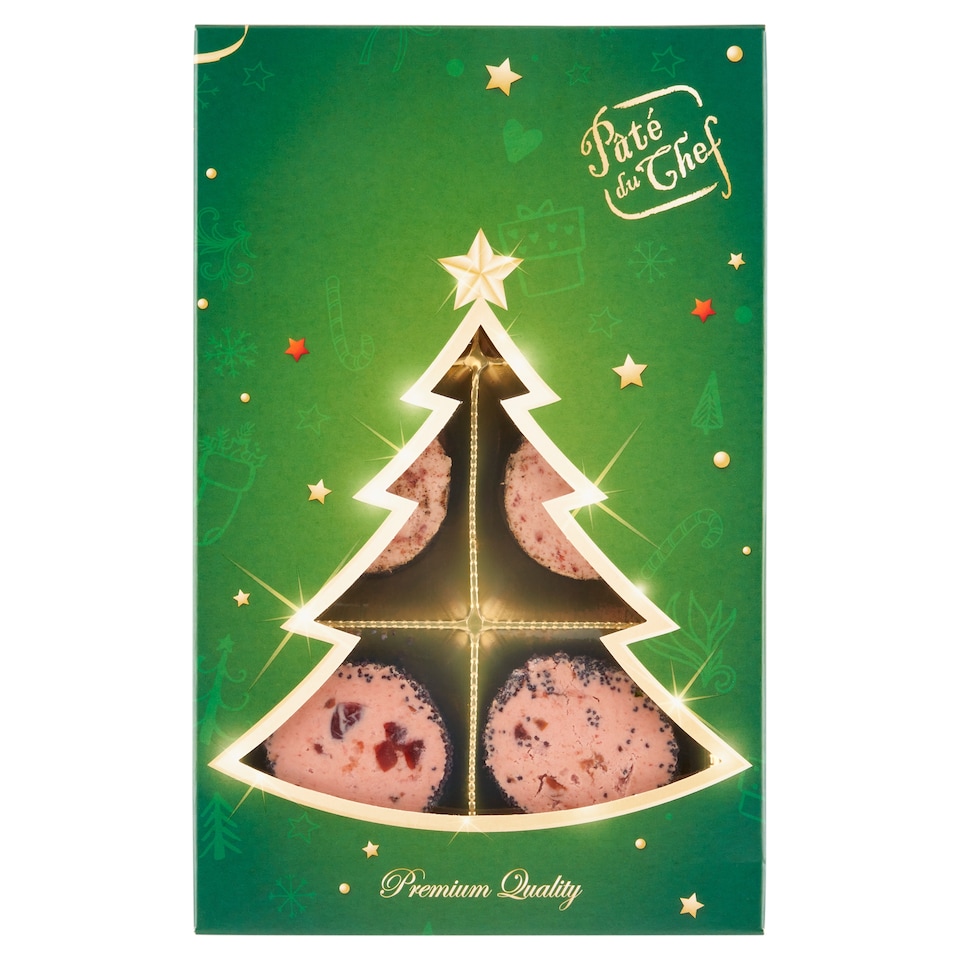 Paté Du Chef Christmas Pate Box 6 x 25g (150g)