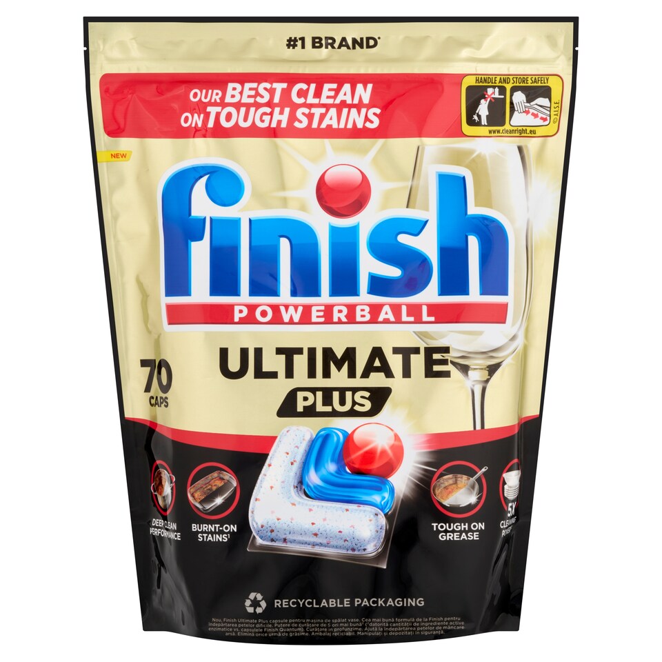Finish Powerball Ultimate Plus Fresh mosogatógép kapszula 70 db 854 g  1. kép