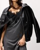 image 1 of F&F Pure Cotton Checked Lace Trim Midi Dress in Multi Black