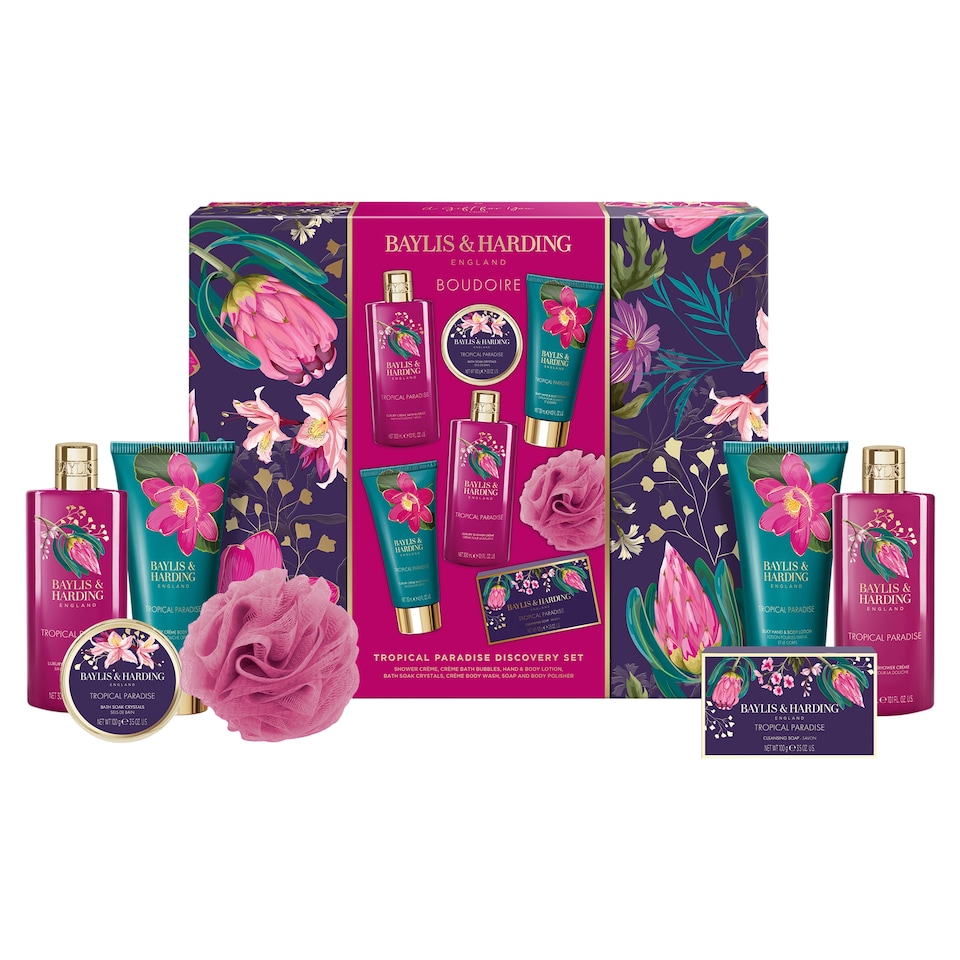 image 1 of  Baylis & Harding Boudoire Tropical Paradise Discovery Gift Set