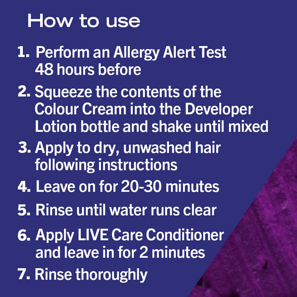 image 1 of Schwarzkopf Live Amethyst Chrome Perm Hair Dye 142G