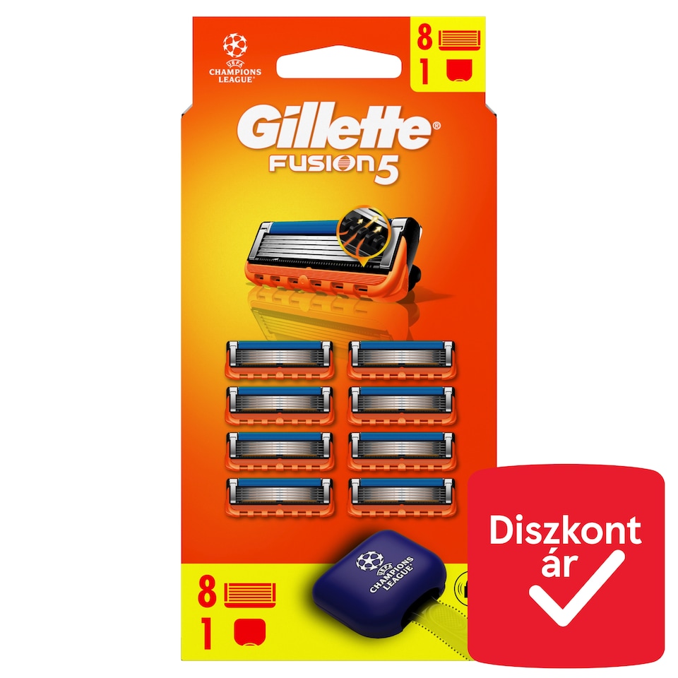 image 1 of Gillette Fusion5 Razor Refills For Men, 8 Razor Blade Refills