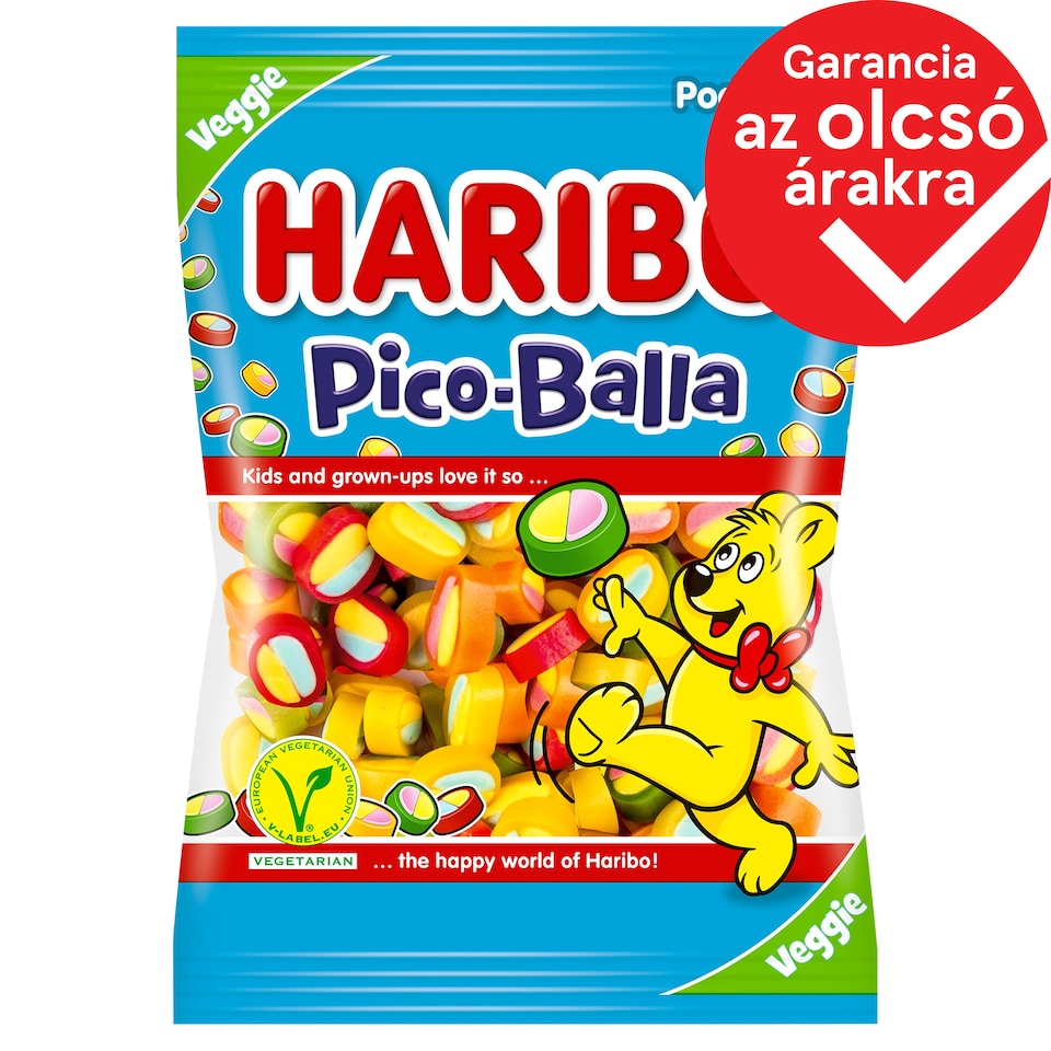 Haribo Veggie Pico-Balla Fruit Flavoured Gums 85 g