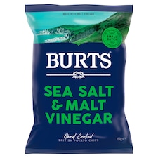 Burts Pot Chips With Sea Salt & Vinegar 150G (L)