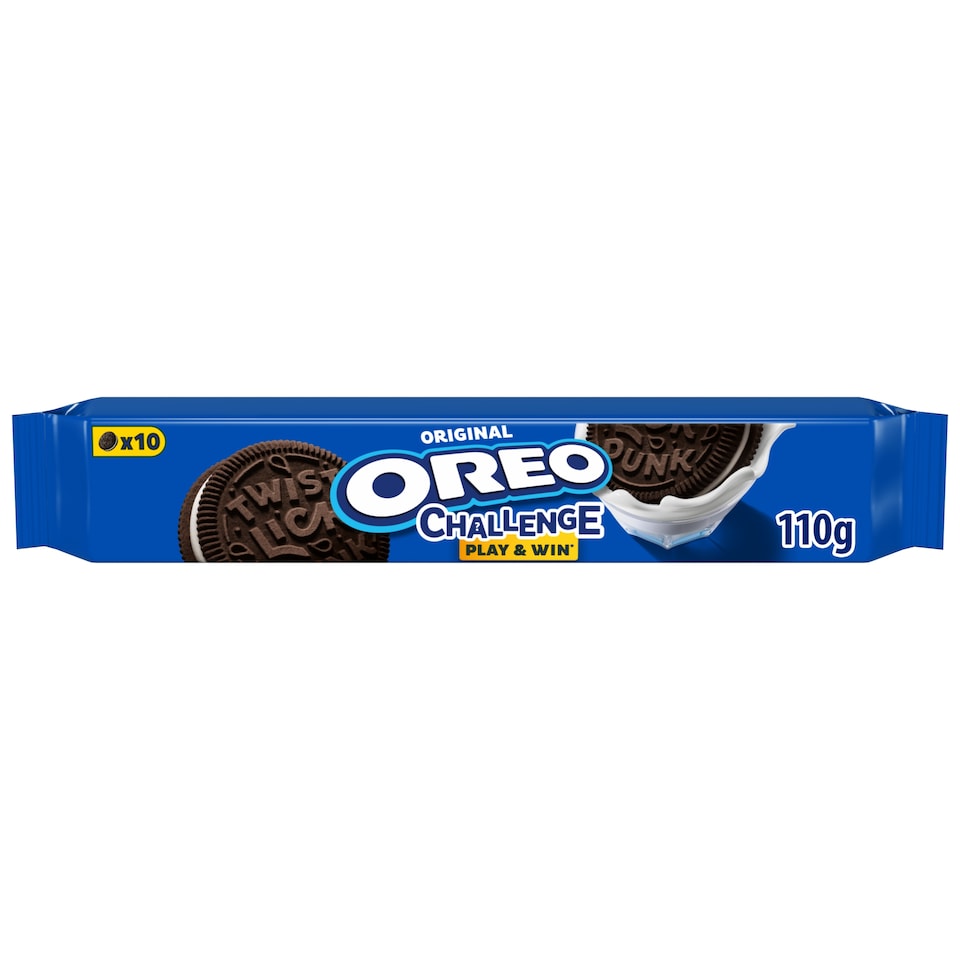 Oreo sušenky kakaové Original s náplní s vanilkovou příchutí 110g