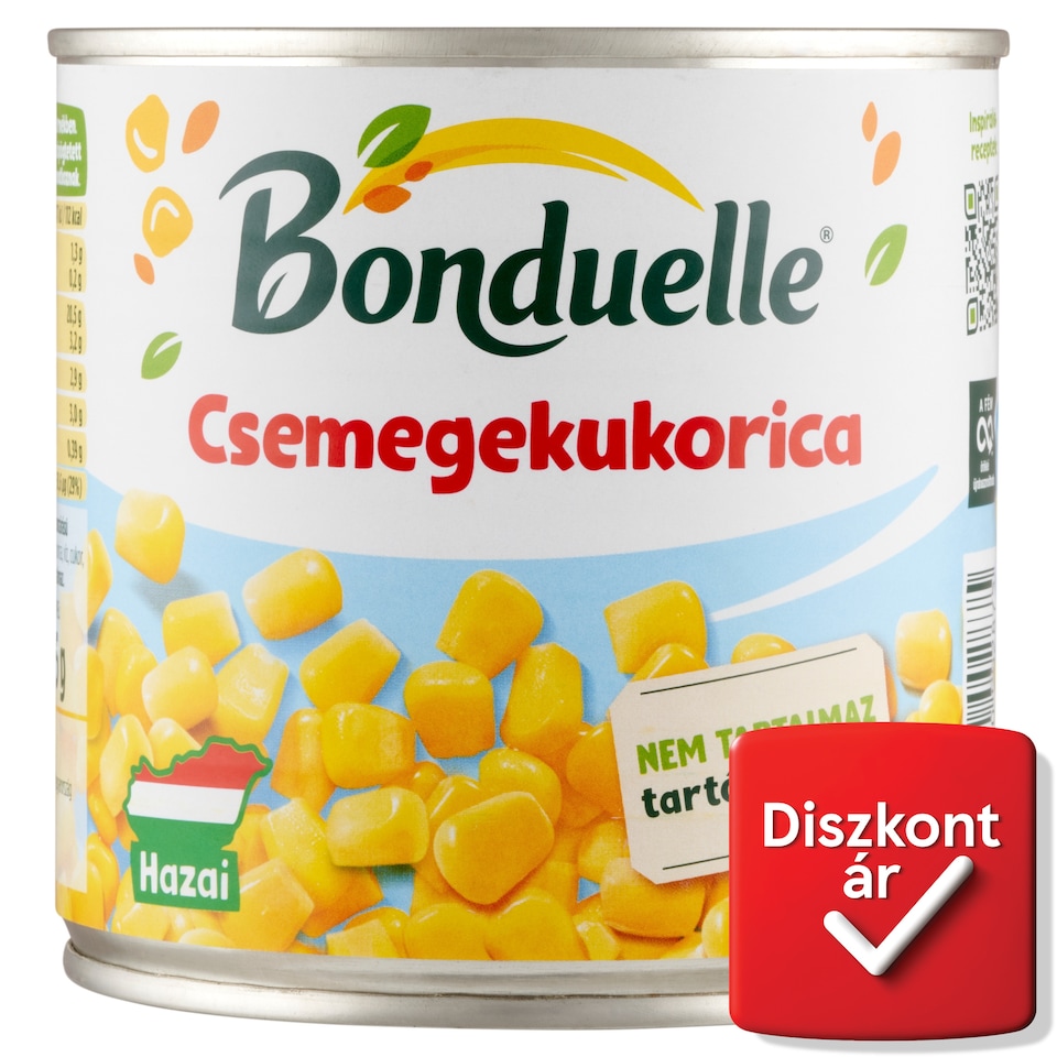 Bonduelle morzsolt csemegekukorica 340 g  1. kép