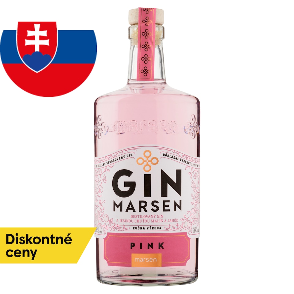 Marsen Pink Gin 38 % 700 ml