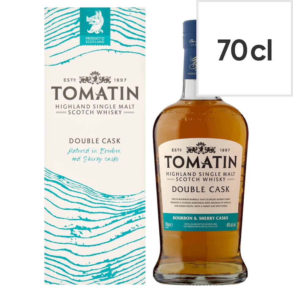 Tomatin Double Cask Highland Single Malt Scotch Whisky 70cl