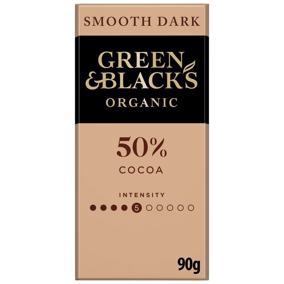 Green & Black's Organic Smooth Dark Chocolate 90G