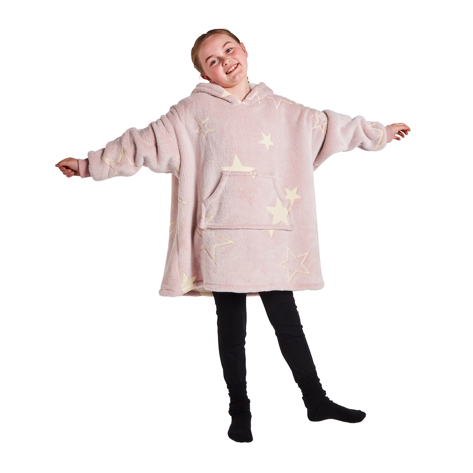 image 1 of Silentnight Blush Kids Glow In the Dark Hoodie