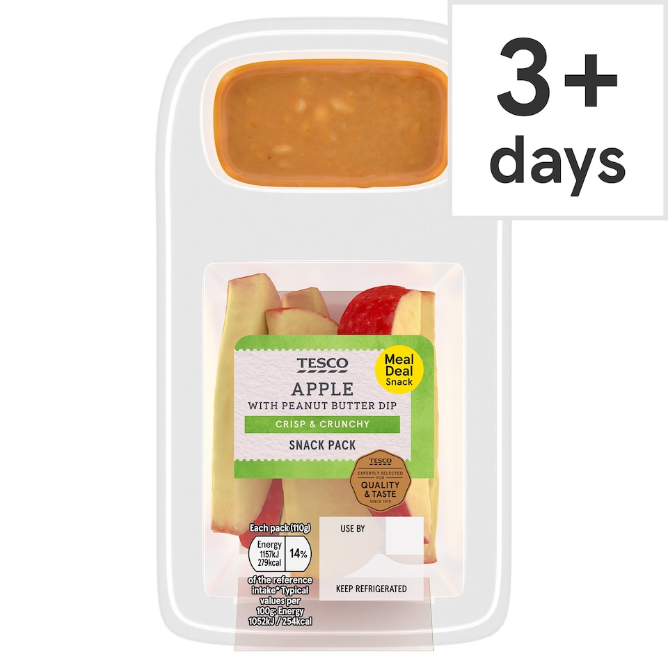 Tesco Apple and Peanut Butter Dip 110g