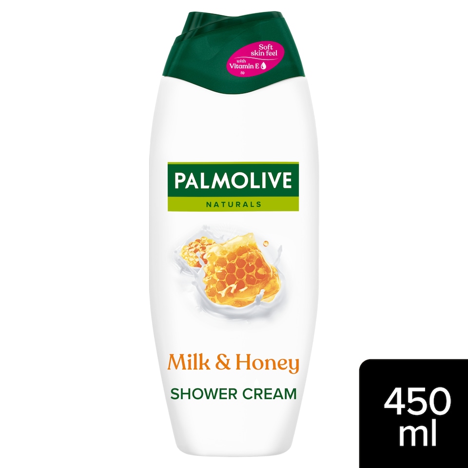 image 1 of Palmolive Naturals Milk & Honey Shower Cream 450ml