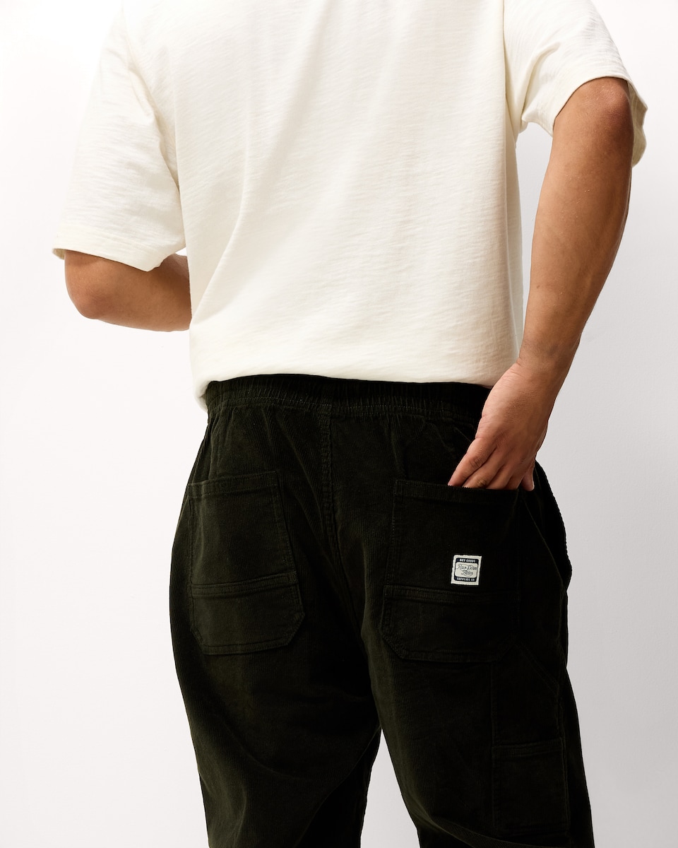 image 1 of RDA Cotton Rich Trousers in Green