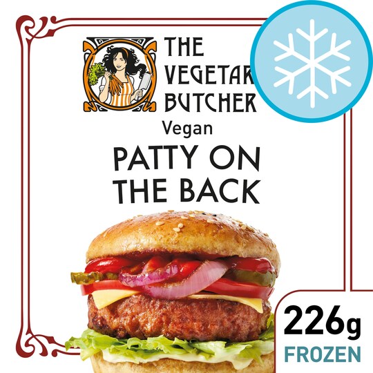The Vegetarian Butcher Patty On The Back Burger 226G Tesco Groceries