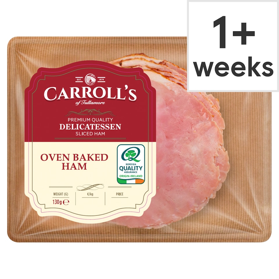 Carroll's Grab & Go Oven Baked Ham 130g