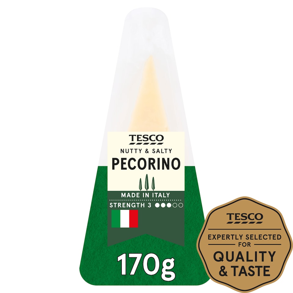 Tesco Italian Pecorino Cheese 170 G