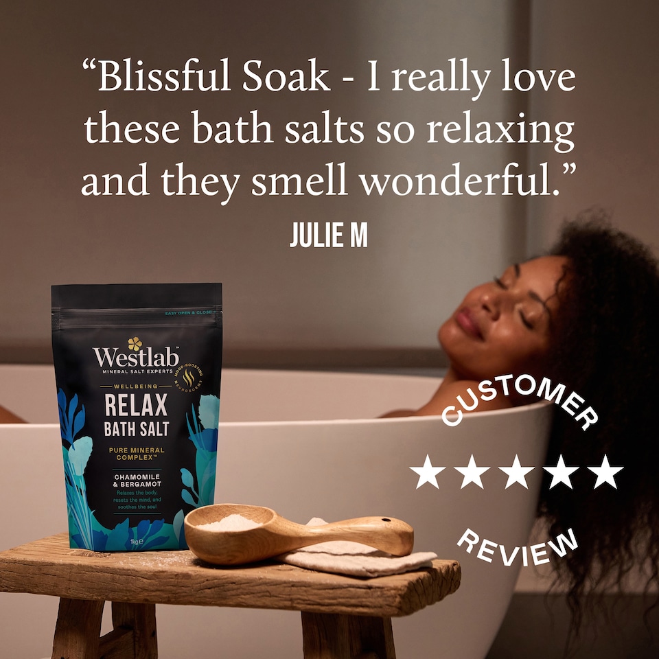 image 1 of Westlab Relax Bath Salts Chamomile & Bergamot 1kg