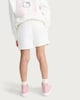 image 3 of Hello Kitty Cotton Rich Drawstring Shorts in Cream
