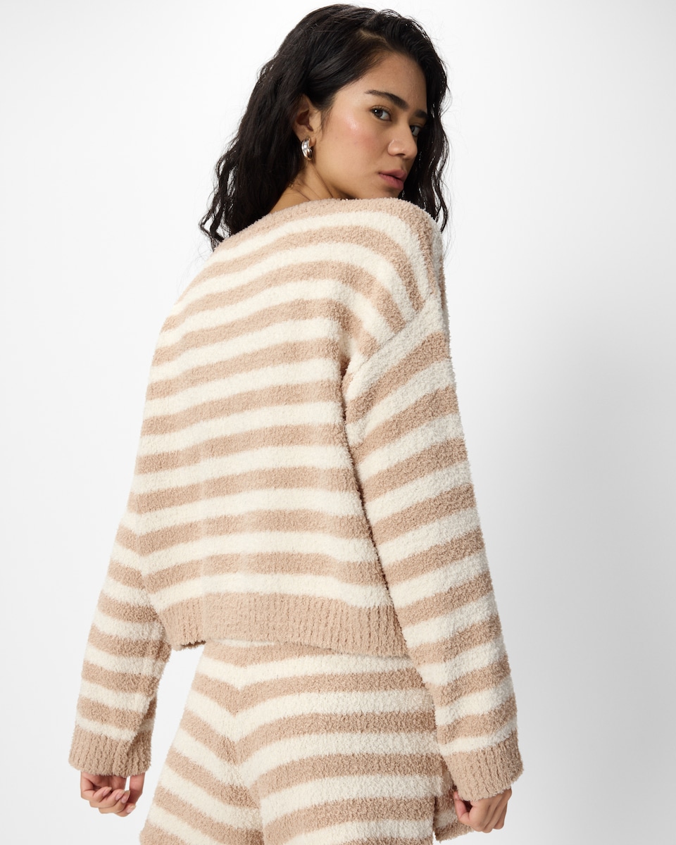 image 1 of OH ME OH MY Knitted Striped Jumper in Multi