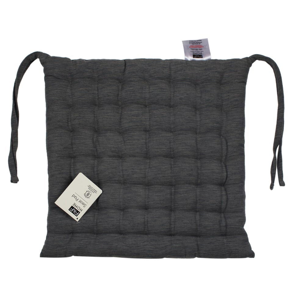 F&F Home dark charcoal seat pad