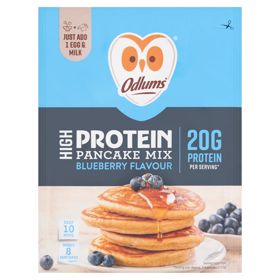  Odlums Blueberry Flavour High Protein Pancake Mix 150g