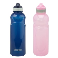 Smash Pink & Navy Stealth Water Bottle 500ml Assorted