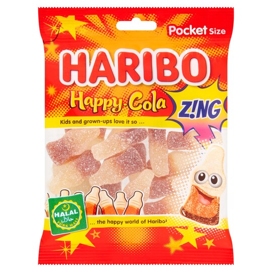Haribo Halal Happy Cola Zing 100G