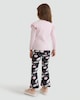 image 3 of F&F Girls 2-Piece Pure Cotton Fabulous Ghost Print Top and Legging Set in Multi Pink