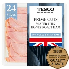 Tesco British Wafer Thin Honey Roast Ham 400G