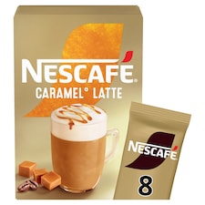Nescafe Gold Caramel Latte Coffee Sachets 8x17g