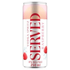 SERVED Vodka Spritz Raspberry 250ml
