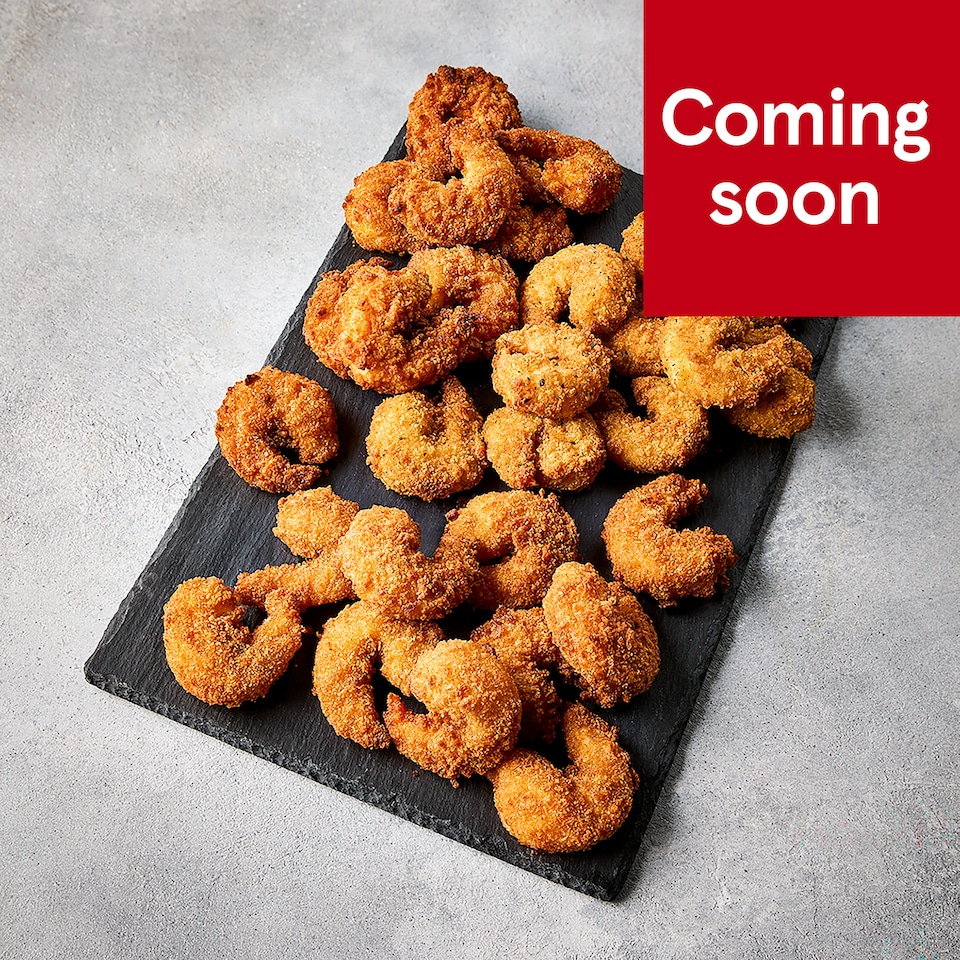 96. Tesco Finest Festive Breaded Prawn Selection 550g (Serves 4)