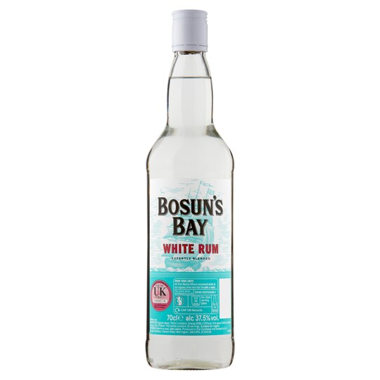 Bosun's Bay White Rum 70Ml Tesco Groceries