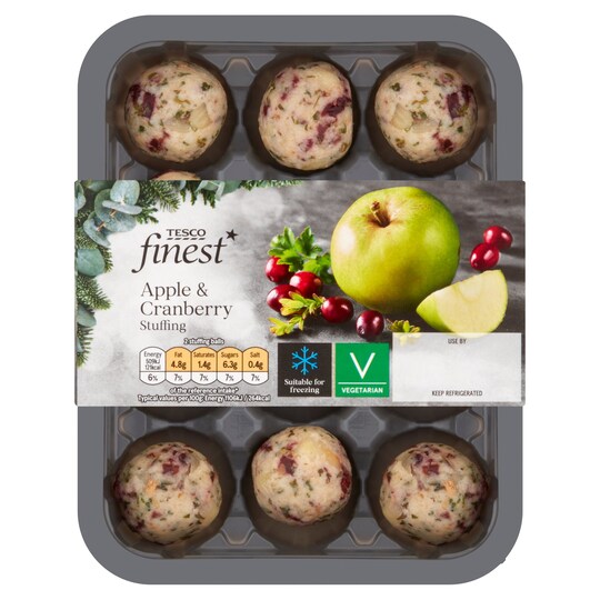 Tesco Finest Apple & Cranberry Stuffing 300G Tesco Groceries