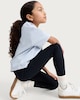 image 1 of F&F Girls 3-Pack Cotton Rich Leggings in Black