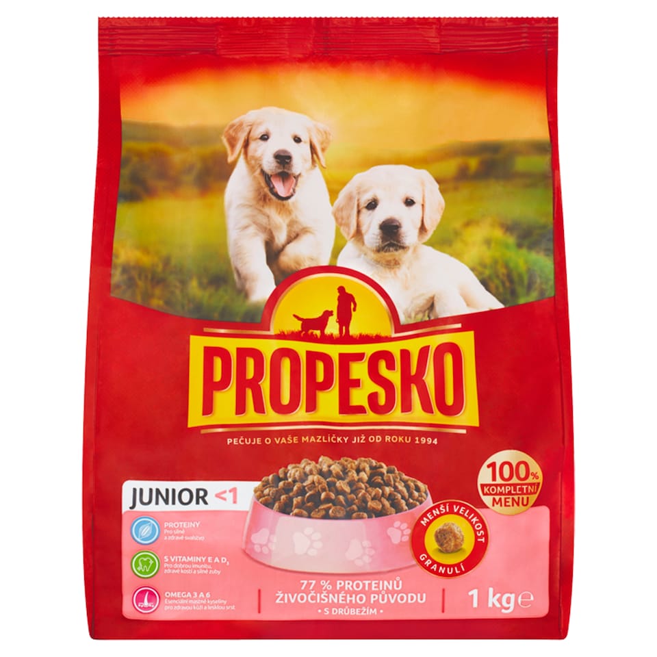 Propesko Complete Food for Junior Dogs with Poultry 1 kg