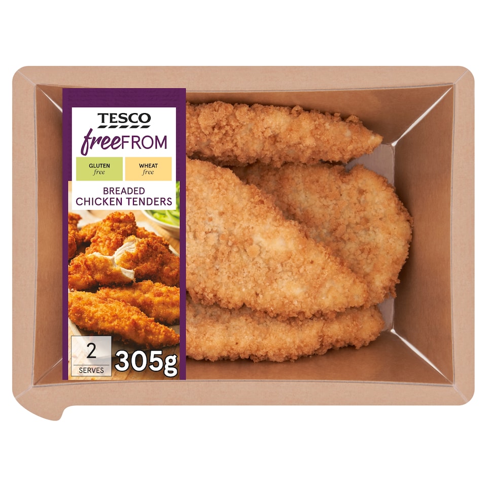 Tesco Free From Whole Fillet Chicken Tenders 305g