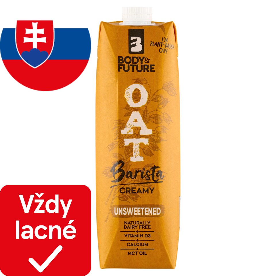 obrázok 1 z Body&Future Barista ovsený nápoj 1 l