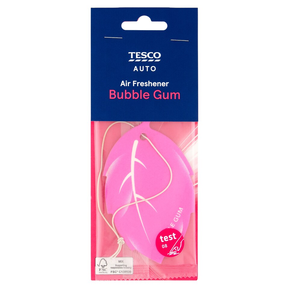 Tesco Auto Bubble Gum Car Air Freshener 1 pcs